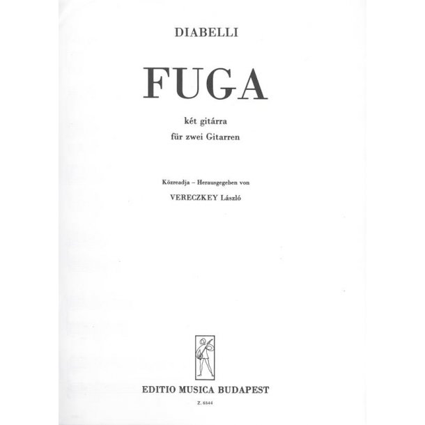 Fuga F&uuml;r Zwei Gitarren