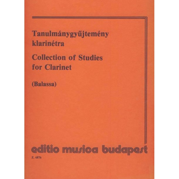 Studiensammlung f&uuml;r Klarinette