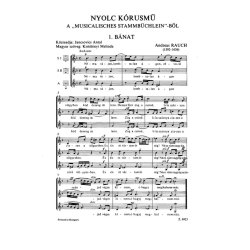 Nyolc k&oacute;rusm&#369; : a 'Musicalisches Stammb&uuml;chlein'-b&#337;l