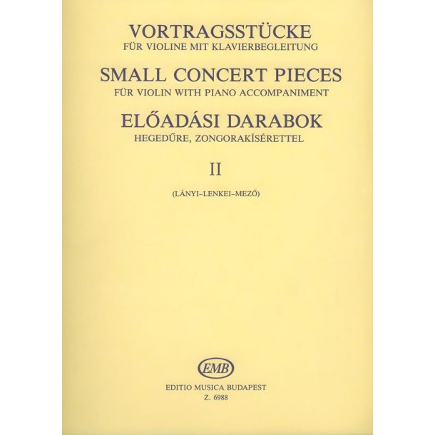 Kleine Konzertst&uuml;cke