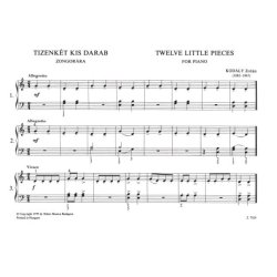 Zw&ouml;lf kleine St&uuml;cke