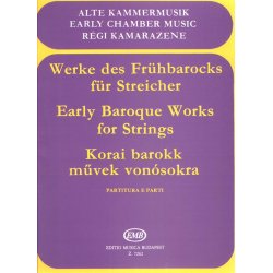 Werke des Fr&uuml;hbarock f&uuml;r Streicher Trios und Qua : Trios und Quartetten mit Continuo