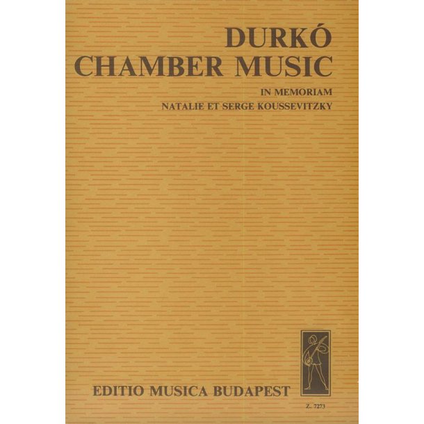 Chamber Music in Memoriam Natalie und Serge Kous : in Memoriam Natalie und Serge Koussevitzky