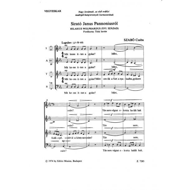 Sirat&oacute; Janus Pannoniusr&oacute;l