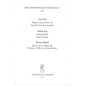 Régi mesterek egynemükarai V7 : Upper Voices Collection