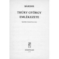 Thury Gy&ouml;rgy eml&eacute;kezete