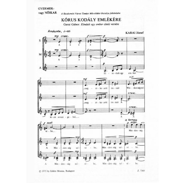 K&oacute;rus Kod&aacute;ly eml&eacute;k&eacute;re