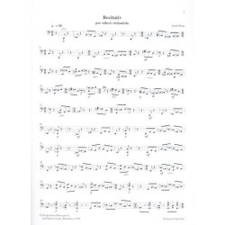 Rezitativ : f&uuml;r Violoncello solo