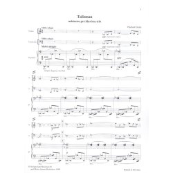 Talisman : Nocturne f&uuml;r Klaviertrio