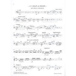 ...und sollst zu Erde werden MN08 f&uuml;r Violoncell : f&uuml;r Violoncello Solo