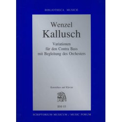 Variationen den Contra Bass mit begleitung des Orc