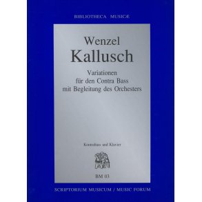 Variationen den Contra Bass mit begleitung des Orc