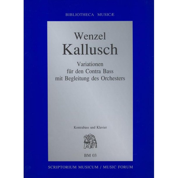 Variationen den Contra Bass mit begleitung des Orc