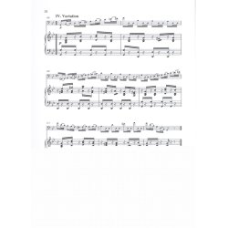 Variationen den Contra Bass mit begleitung des Orc