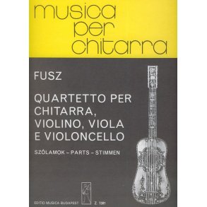 Quartetto op. 1 für Gitarre, Violine, Viola und V : für Gitarre, Violine, Viola und Violoncello