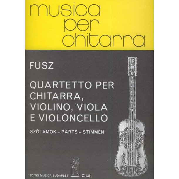 Quartetto op. 1 f&uuml;r Gitarre, Violine, Viola und V : f&uuml;r Gitarre, Violine, Viola und Violoncello