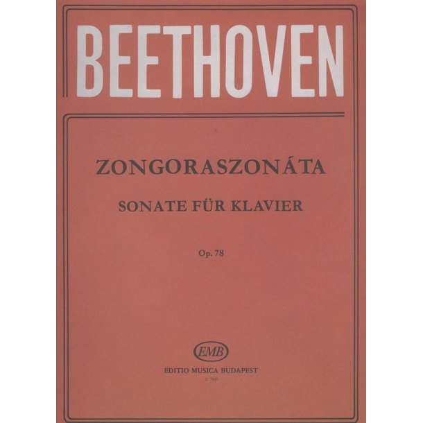 Klaviersonaten in Einzelausgaben (Weiner) : op. 78, Fis-Dur