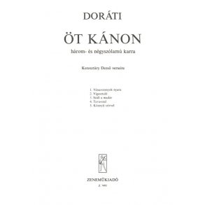 Öt Kanons - 5 Kanons