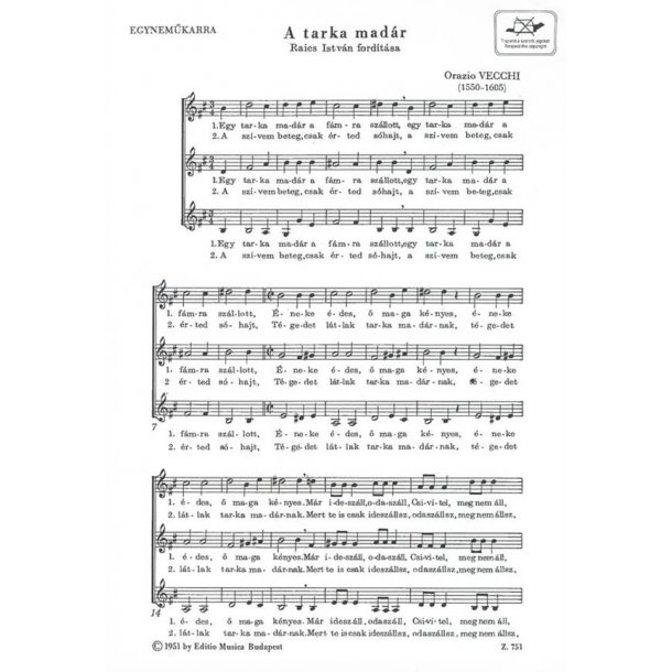 A tarka mad&aacute;r