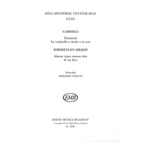 Régi mesterek vegyeskarai V23