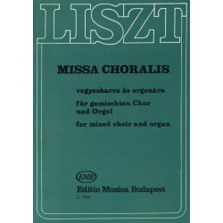Missa choralis f&uuml;r gem. Chor und Orgel : f&uuml;r gem. Chor und Orgel