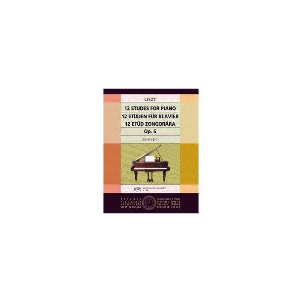 12 Et&uuml;den op.6 (ex op.1)  f&uuml;r Klavier : f&uuml;r Klavier