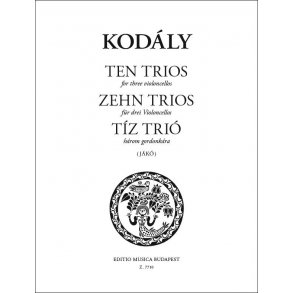Zehn Trios (aus Tricinien bearbeitet von J. Jako : (aus Tricinien' bearbeitet von J. Jákó)'