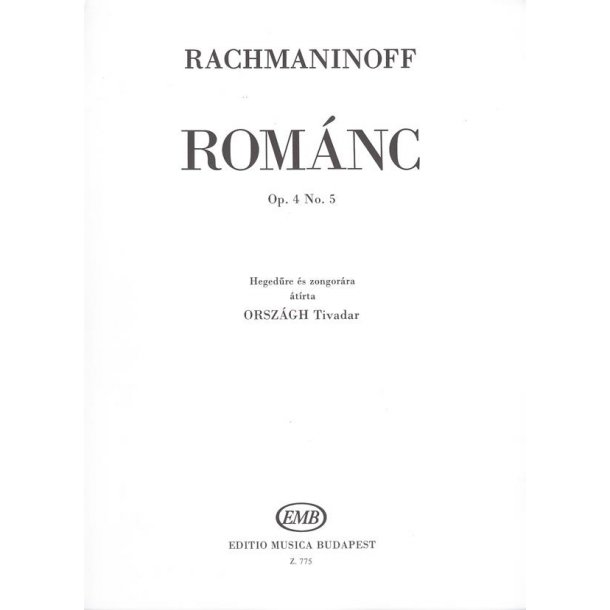 Romance op. 4, no. 5
