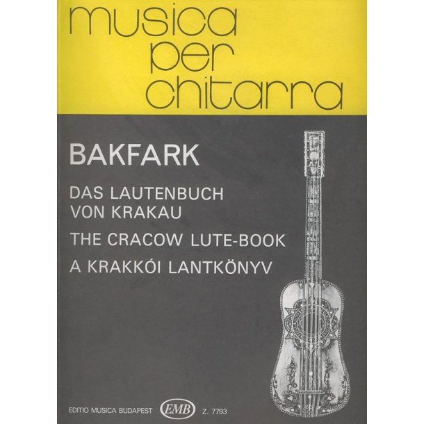 Opera omnia - Das Lautenbuch von Krakau Serie B : Serie B (f&uuml;r Gitarre bearbeitet)