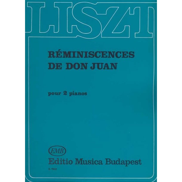 Reminiscences de Don Juan pour 2 pianos