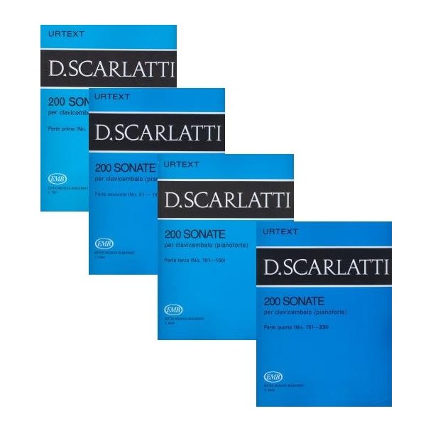 200 Sonate per clavicembalo (pianoforte)