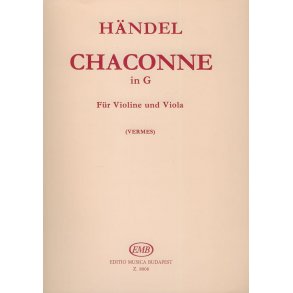 Chaconne in G für Violine und Viola : für Violine und Viola