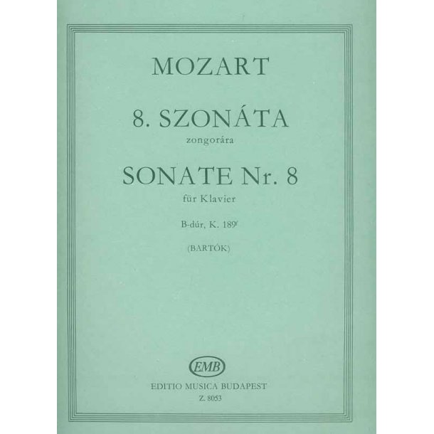 Sonate Nr. 8 B-Dur, KV 189f