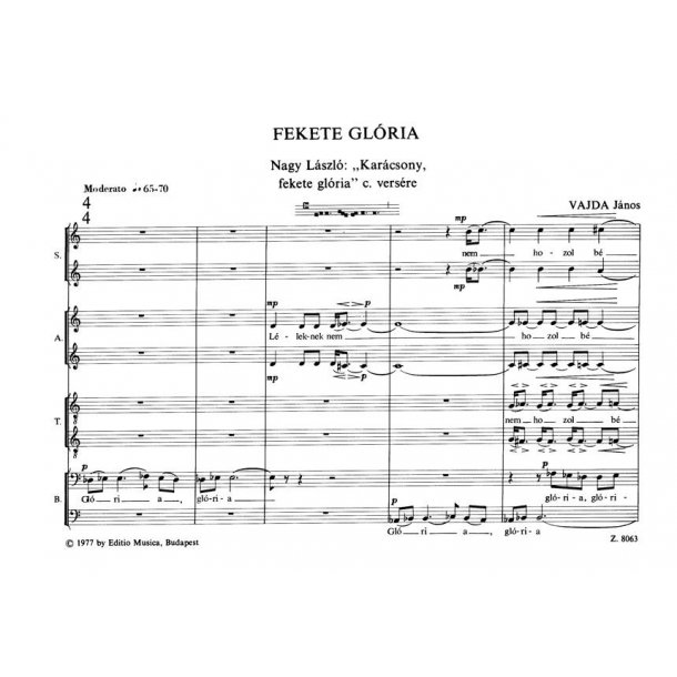 Fekete gl&oacute;ria