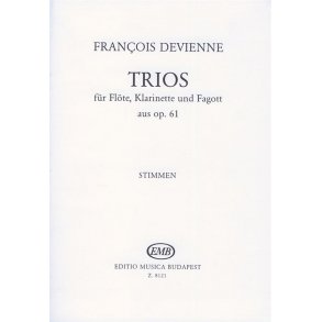 Trios Op. 61 : Für Flöte, Klarinette und Fagott