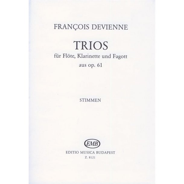 Trios Op. 61 : F&uuml;r Fl&ouml;te, Klarinette und Fagott