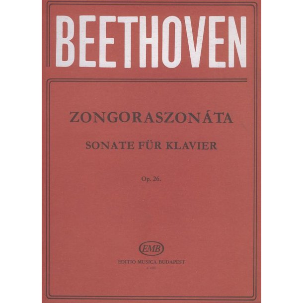 Klaviersonaten in Einzelausgaben (Weiner) : op. 26, As-Dur