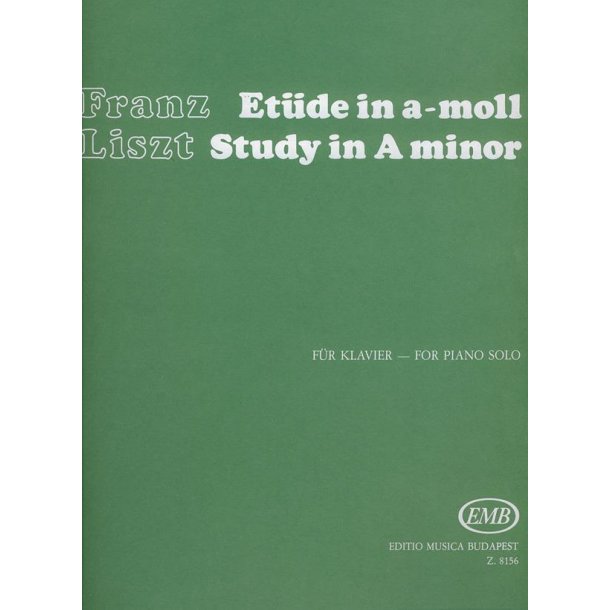 Et&uuml;den No. 2 Et&uuml;de a-moll : No. 2 Et&uuml;de a-moll