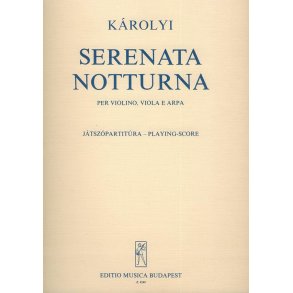 Serenata notturna : für Violine, Viola und Harfe
