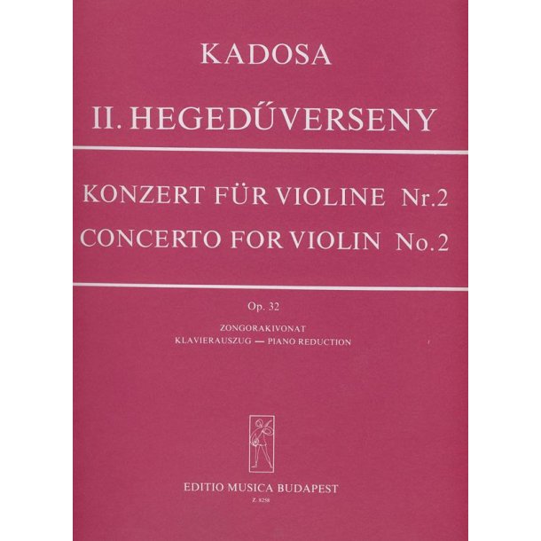 Konzert f&uuml;r Violine Nr. 2 op. 32