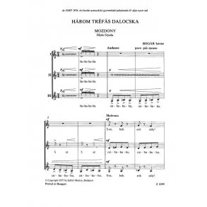 Három tréfás dalocska