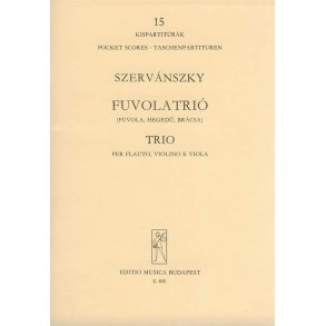 Trio für Flöte, Violine und Viola : Taschenpartitur