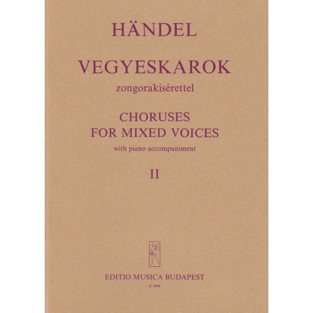 Ch&ouml;re f&uuml;r gem. Stimmen II mit Klavierbegleitung ( : mit Klavierbegleitung (Ausz&uuml;gen aus Oratorien)