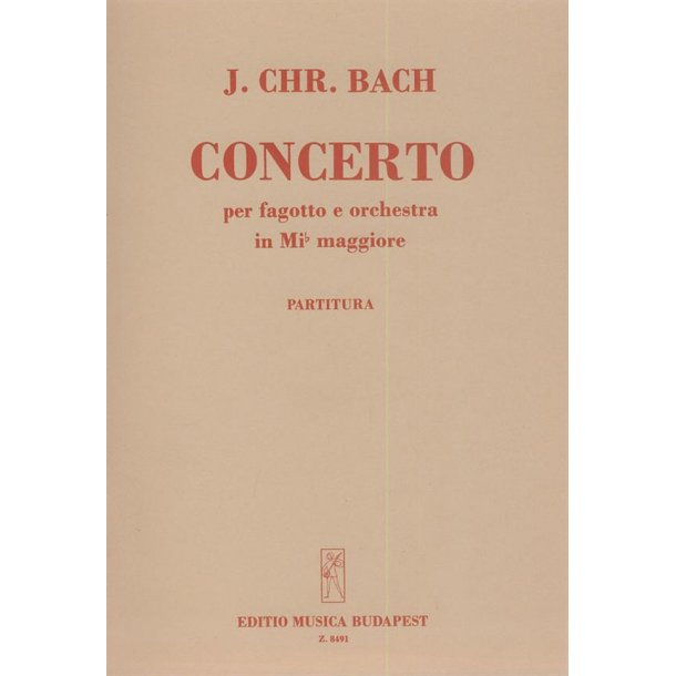 Konzert Es-Dur f&uuml;r Fagott und Orchester