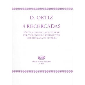 4 Recercadas für Violoncello mit Gitarre : für Violoncello mit Klavier