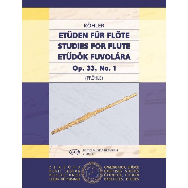 Et&uuml;den f&uuml;r Fl&ouml;te 1 op. 33, No. 1