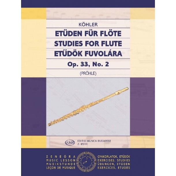Et&uuml;den f&uuml;r Fl&ouml;te 2 op. 33, No. 2