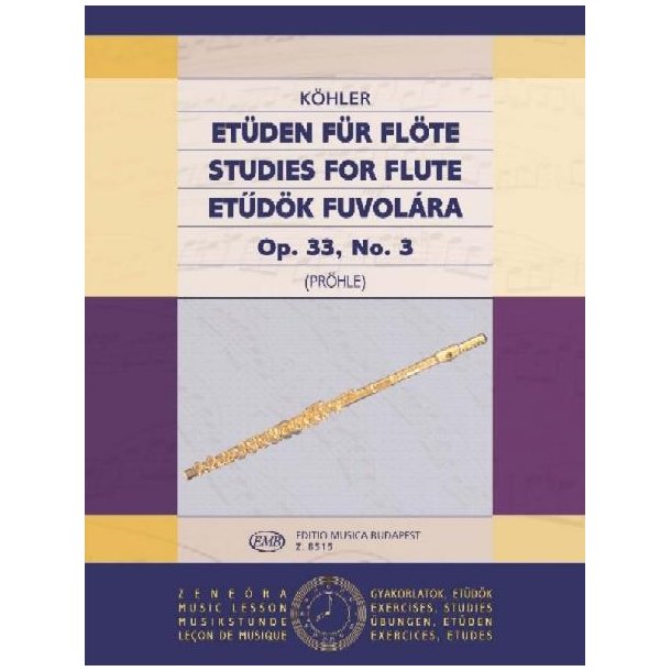 Et&uuml;den f&uuml;r Fl&ouml;te 3 op. 33, No. 3