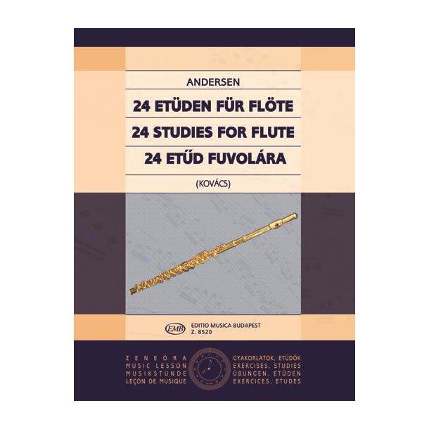 24 Et&uuml;den f&uuml;r Fl&ouml;te op. 15