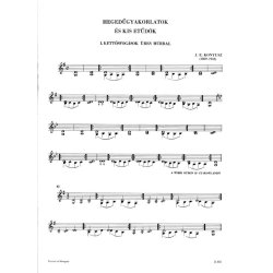 Heged&uuml;gyakorlatok es kis et&uuml;d&ouml;k